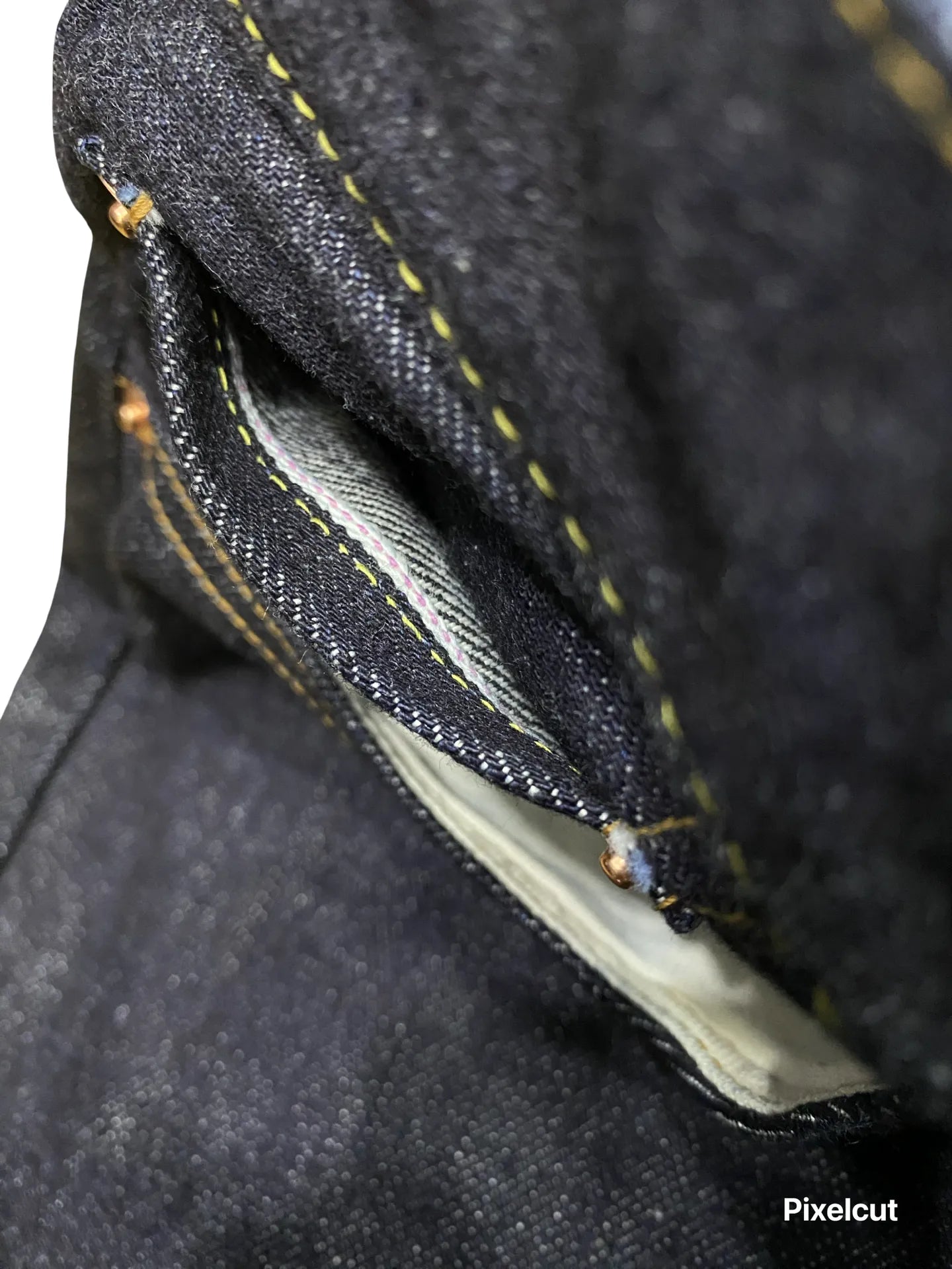 Jean Engineering Denim Pants