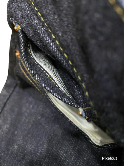 Jean Engineering Denim Pants