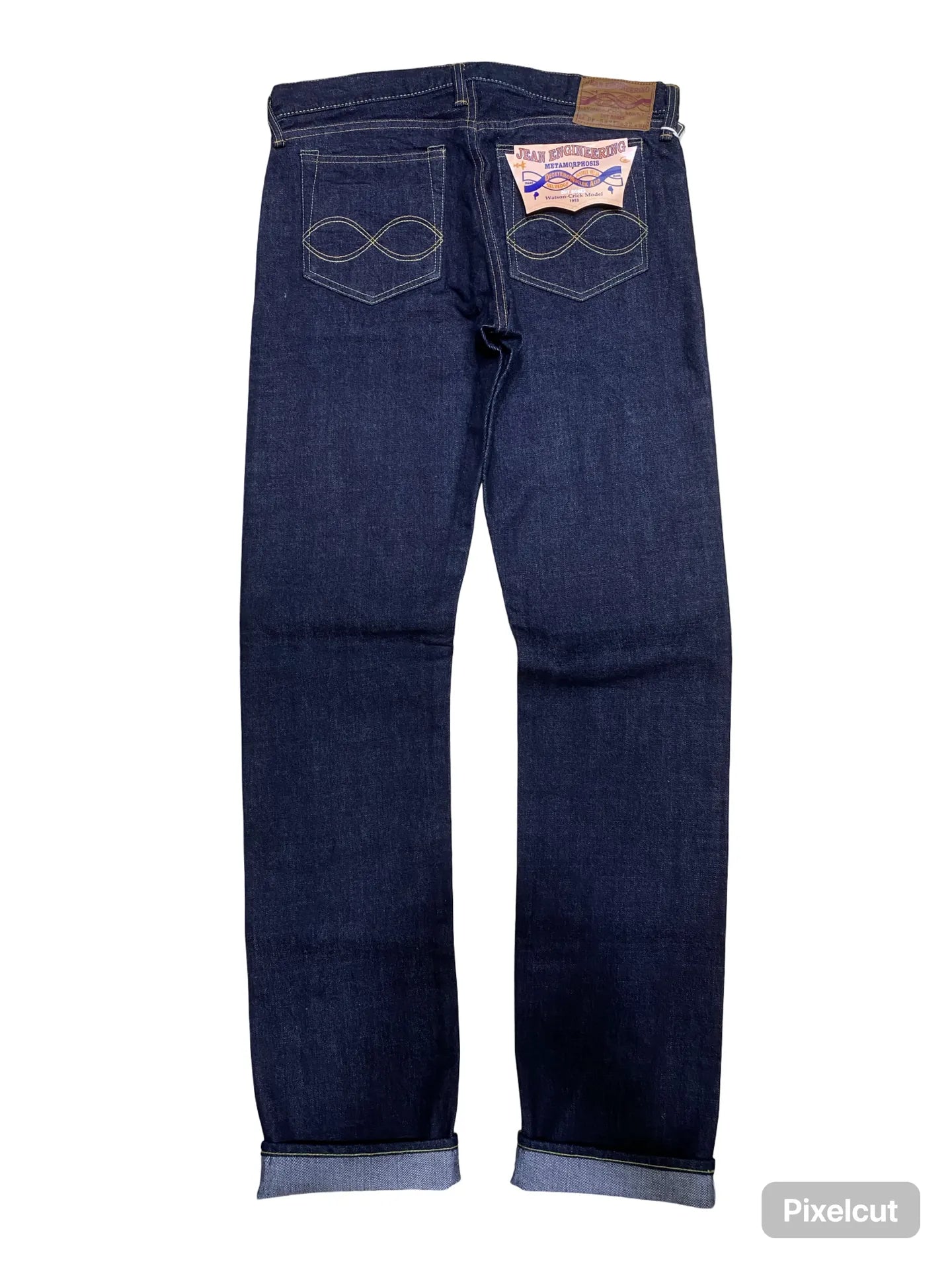 Jean Engineering Denim Pants